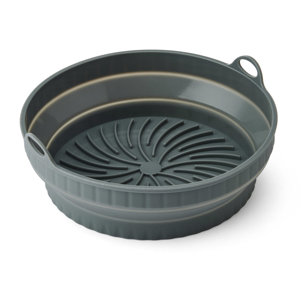 KitchenCraft Collapsible Air-Fryer Liner, Round, Silicone Liner, 20 x 20 x 6CM image 1
