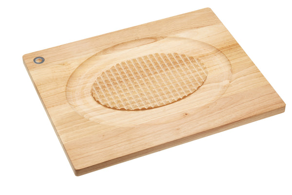 2pc Roasting Set with Large Non-Stick Roasting Tin & Rack and Wooden Studded Carving Board image 4