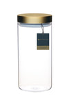 MasterClass Airtight Large Glass Food Storage Jar with Brass Lid image 4