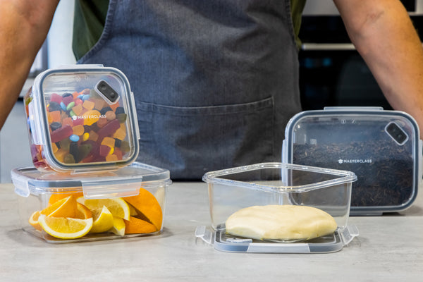 MasterClass Eco-Snap 1.4L Recycled Plastic Food Storage Container - Square image 2