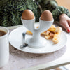 KitchenCraft White Porcelain Double Egg Cup image 2