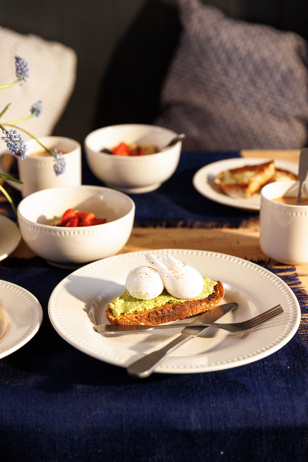 Mikasa Cranborne Stoneware Cereal Bowls, Set of 4, 15cm, Cream