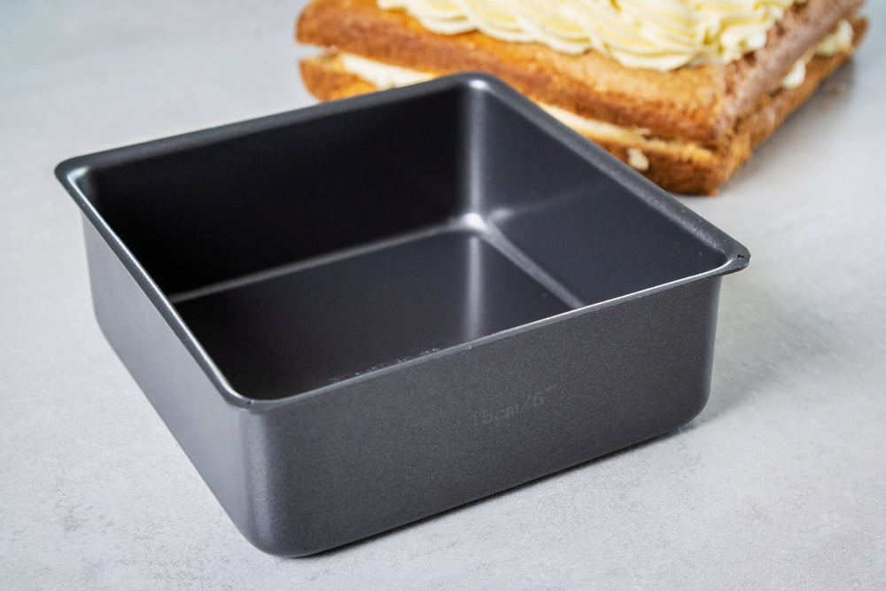 MasterClass Non-Stick Loose Base Deep Cake Pan, 15cm