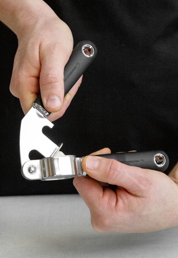 MasterClass Soft Grip Stainless Steel Garlic Press image 5