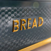 KitchenCraft Lovello Textured Large Bread Bin - Hunter Green image 14