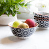 Set of 4 KitchenCraft Black Swirl Centred Ceramic Bowls image 4