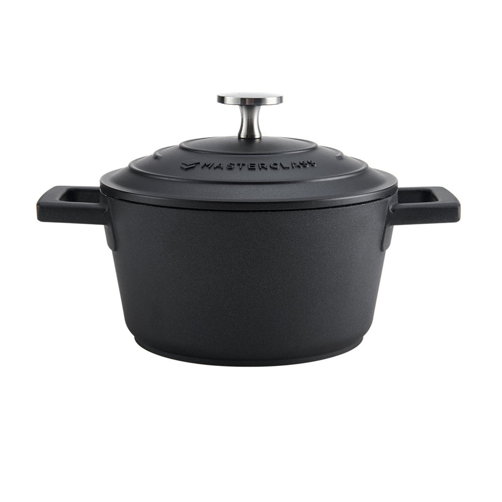MasterClass Black Cast Aluminium Casserole Dish, 1.4L