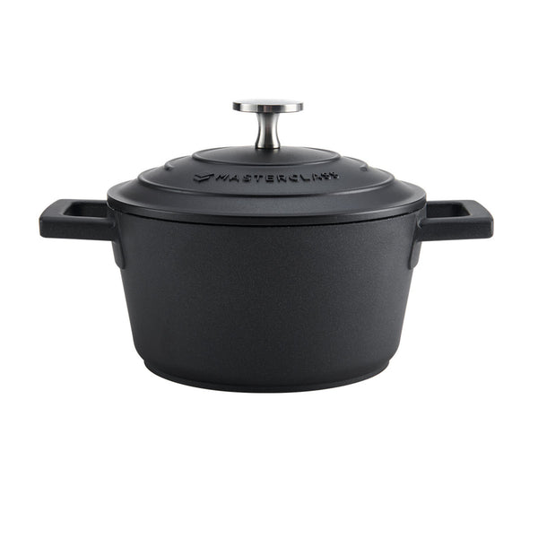 MasterClass Black Cast Aluminium Casserole Dish, 1.4L image 2