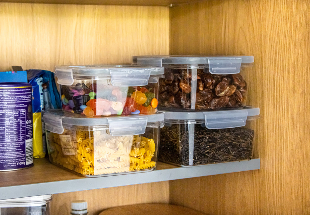 MasterClass Eco-Snap 800ml Recycled Plastic Food Storage Container - Square