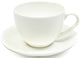 9pc White China Tea Set with 750ml Teapot and 4x Teacups and 4x Saucers - Cashmere