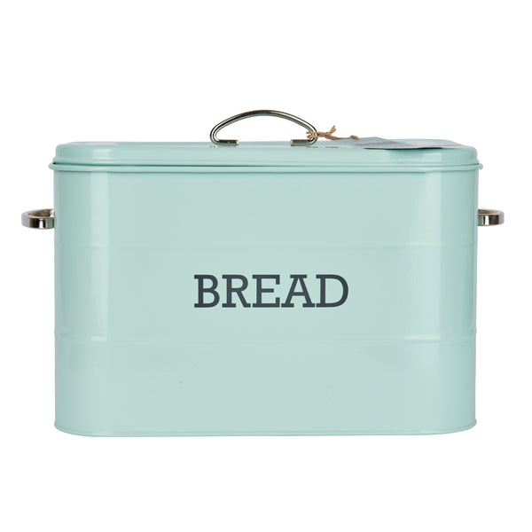 Living Nostalgia Vintage Blue Bread Bin image 4