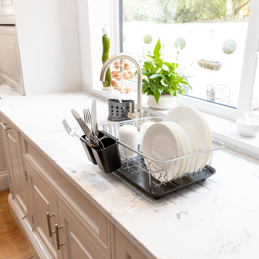 KitchenCraft Chrome Plated Dish Drainer