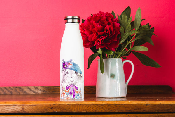 Mikasa Tipperleyhill Rabbit Double-Walled Stainless Steel Water Bottle, 500ml image 4