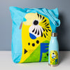 2pc Budgerigar Hydration Travel Set with 500ml Double Walled Insulated Bottle and Cotton Tote Bag image 2