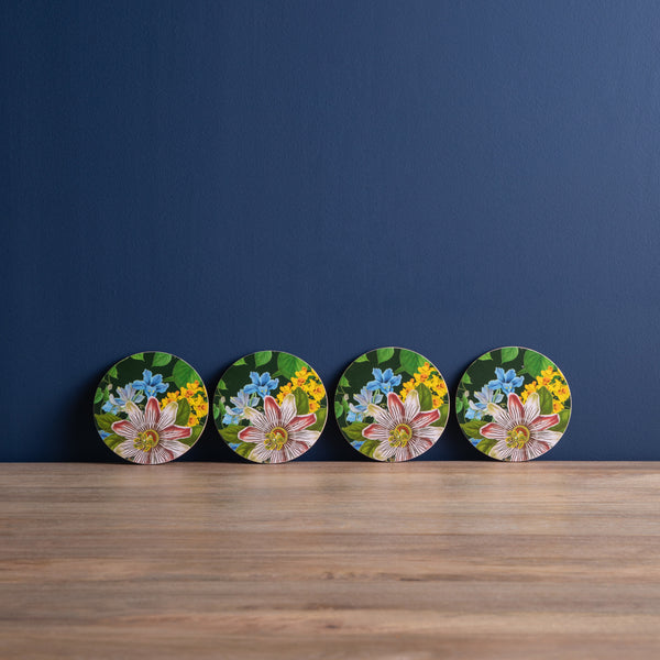 Creative Tops Tropical Floral 4 Round Coasters, 12 x 12 x 2CM image 2