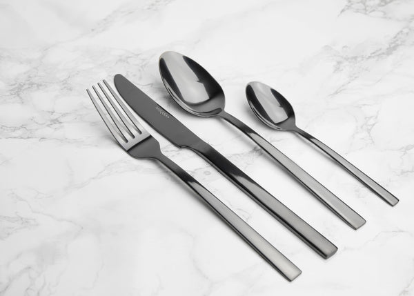 Mikasa Ciara Diseno 16 Piece Cutlery Set PVD Black image 2