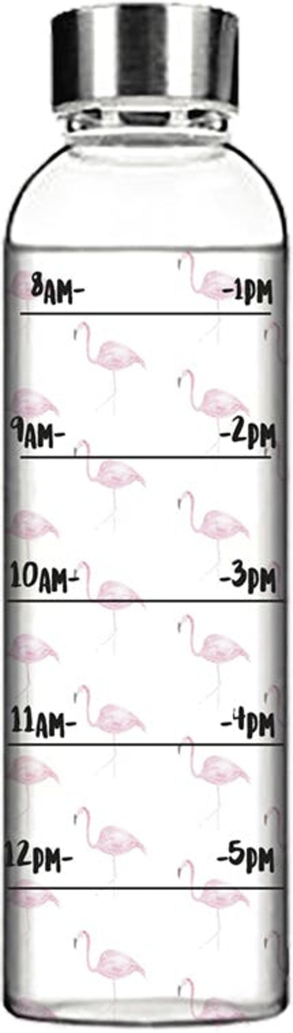 Creative Tops Ava & I Flamingo 500ml Glass Bottle