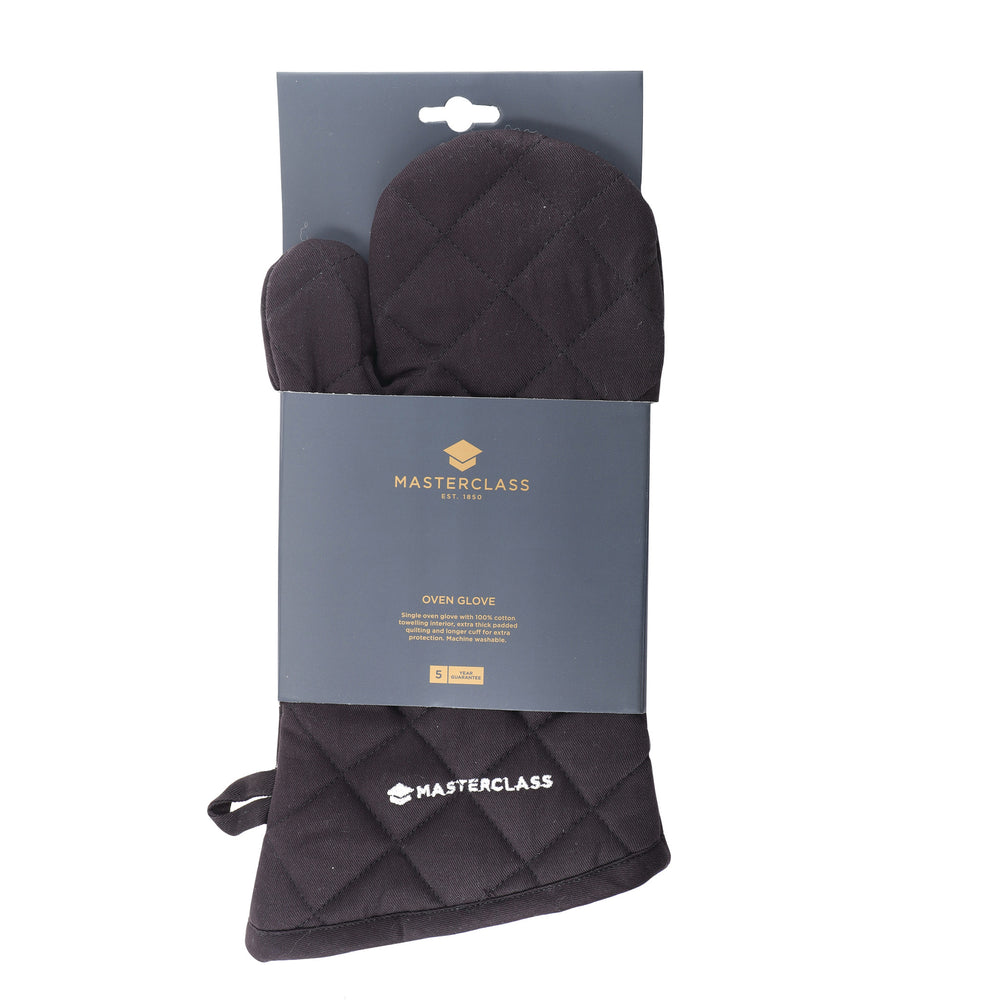 MasterClass Deluxe Professional Black Single Oven Glove