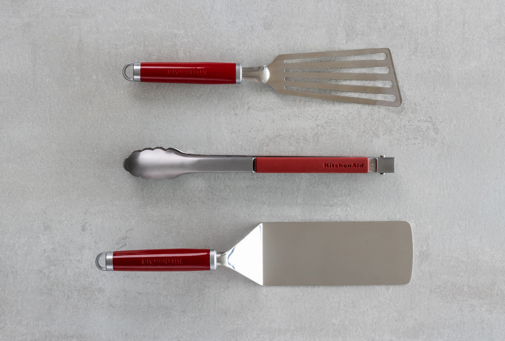 KitchenAid 3pc Indoor Grilling Set – Empire Red