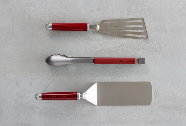 KitchenAid 3pc Indoor Grilling Set – Empire Red image 2