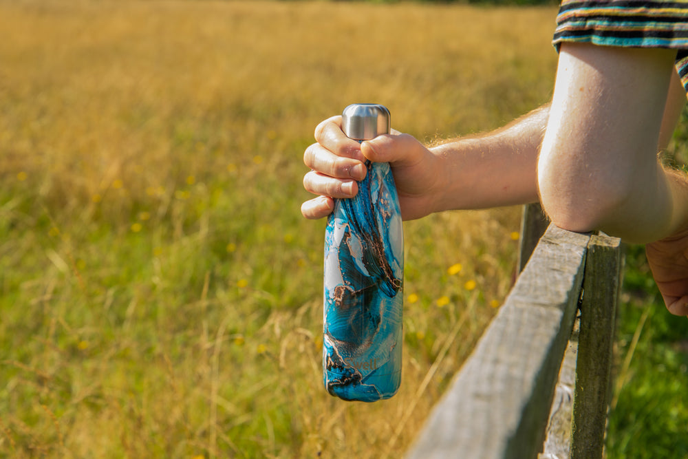 S'well Ocean Marble Stainless Steel Water Bottle, 500ml