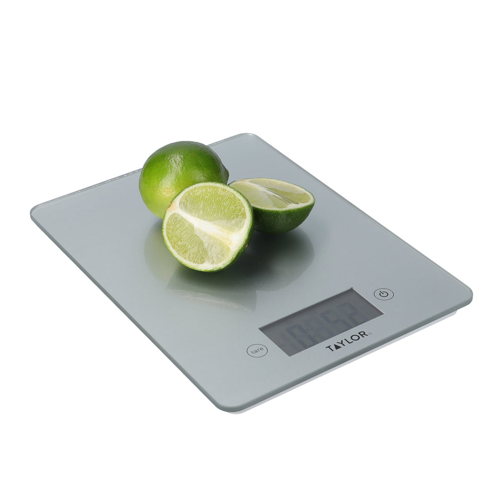 Taylor Pro Glass Digital 5Kg Kitchen Scales - Silver