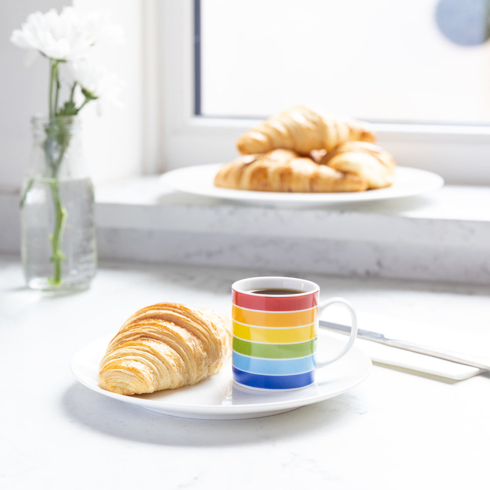 KitchenCraft 80ml Porcelain Rainbow Espresso Cup