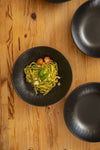 Mikasa Jardin Midnight 4-Piece Stoneware Pasta Bowl Set, 20cm, Black image 5