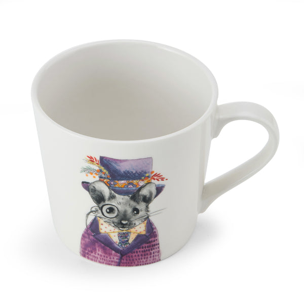 Mikasa Tipperleyhill Mouse Print Fine China Mug, 380ml image 3