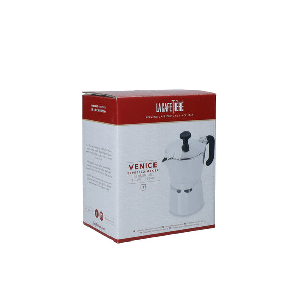 La Cafetière Venice 3 Cup Espresso Maker - Aluminium image 7