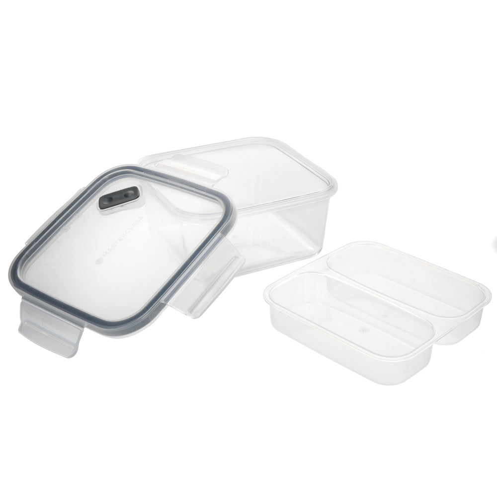 MasterClass Eco Snap Lunch Box with Removable Divider - 800 ml