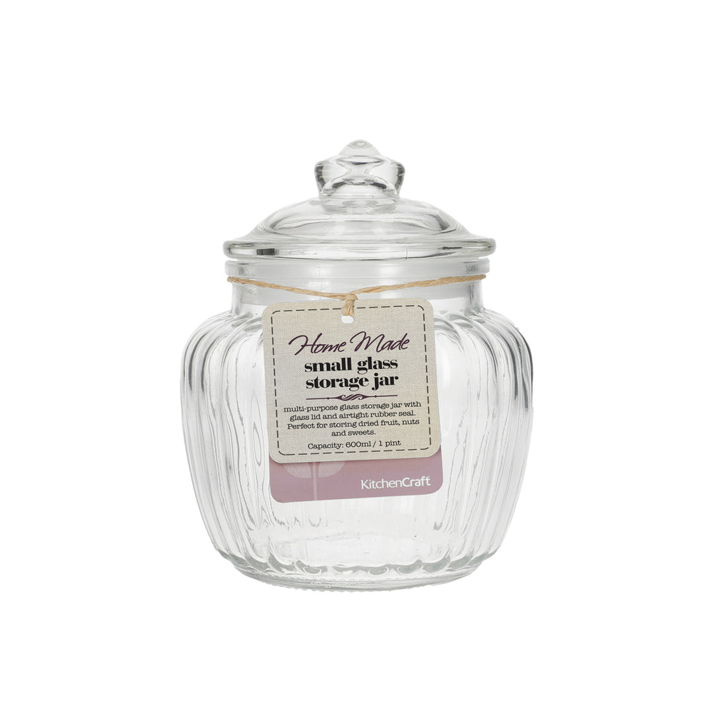 Home Made Multi-Purpose Small Glass Storage Jar