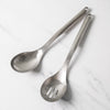 2pc Premium Stainless Steel Untensil Set with Slotted Spoon and Cooking Spoon image 2