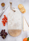 MasterClass Gourmet Prep & Serve Marble & Wood Rectangular Serving Board image 6