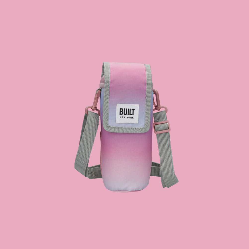 BUILT Insulated Bottle Bag with Shoulder Strap and Food-Safe Thermal Lining - 'Interactive'