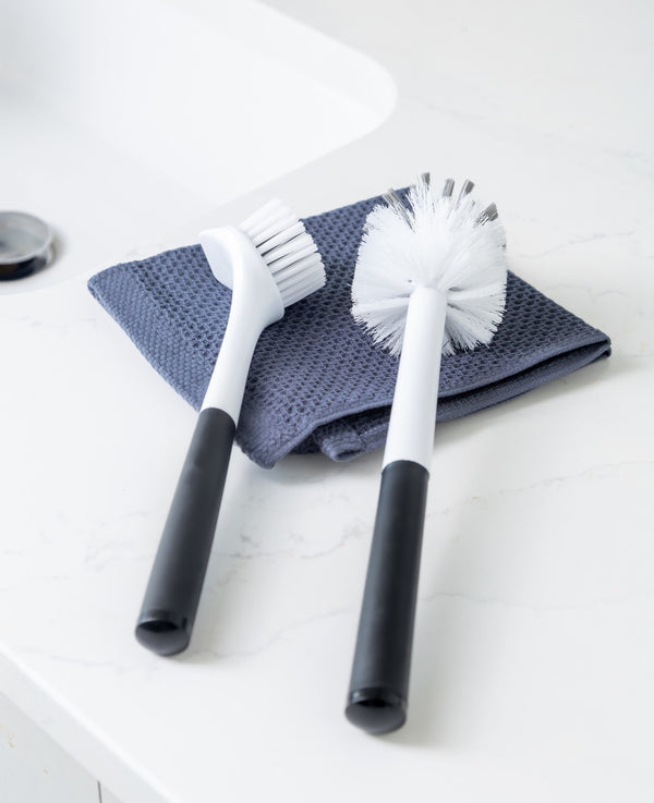 KitchenAid 2pc Sink Brush Set with Palm Brush and Cleaning Brush Set image 4