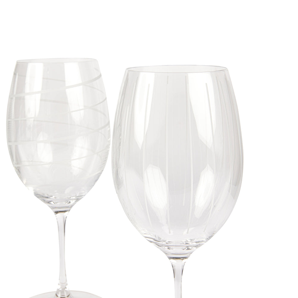 Mikasa Cheers Set Of 4 Red Wine Glasses