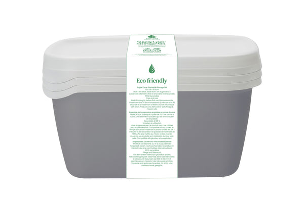 Natural Elements Eco Stackable Storage Set of 3 - Medium, 900ml image 4