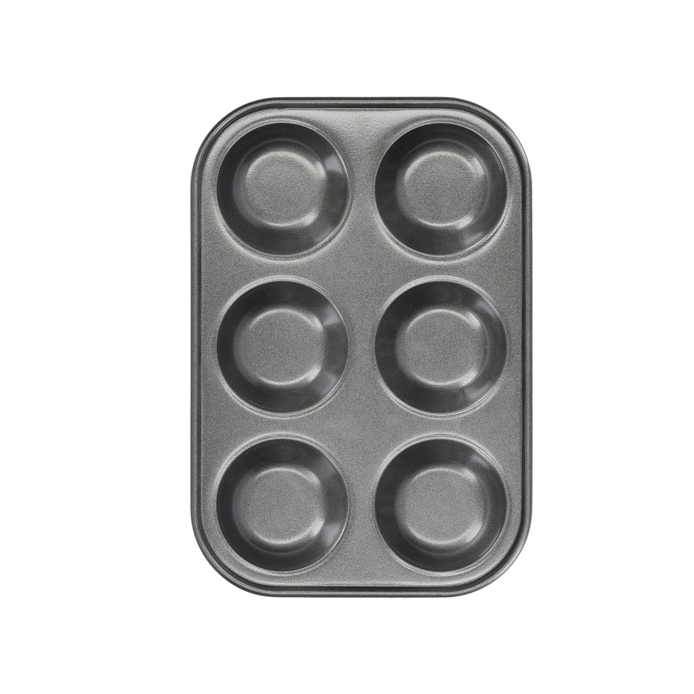 MasterClass Non-Stick 6 Hole Shallow Baking Pan