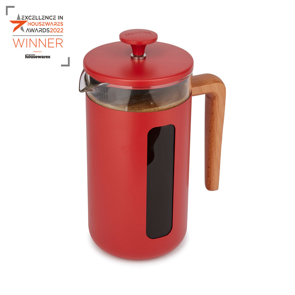 La Cafetière Pisa Red Cafetière - 8 Cup