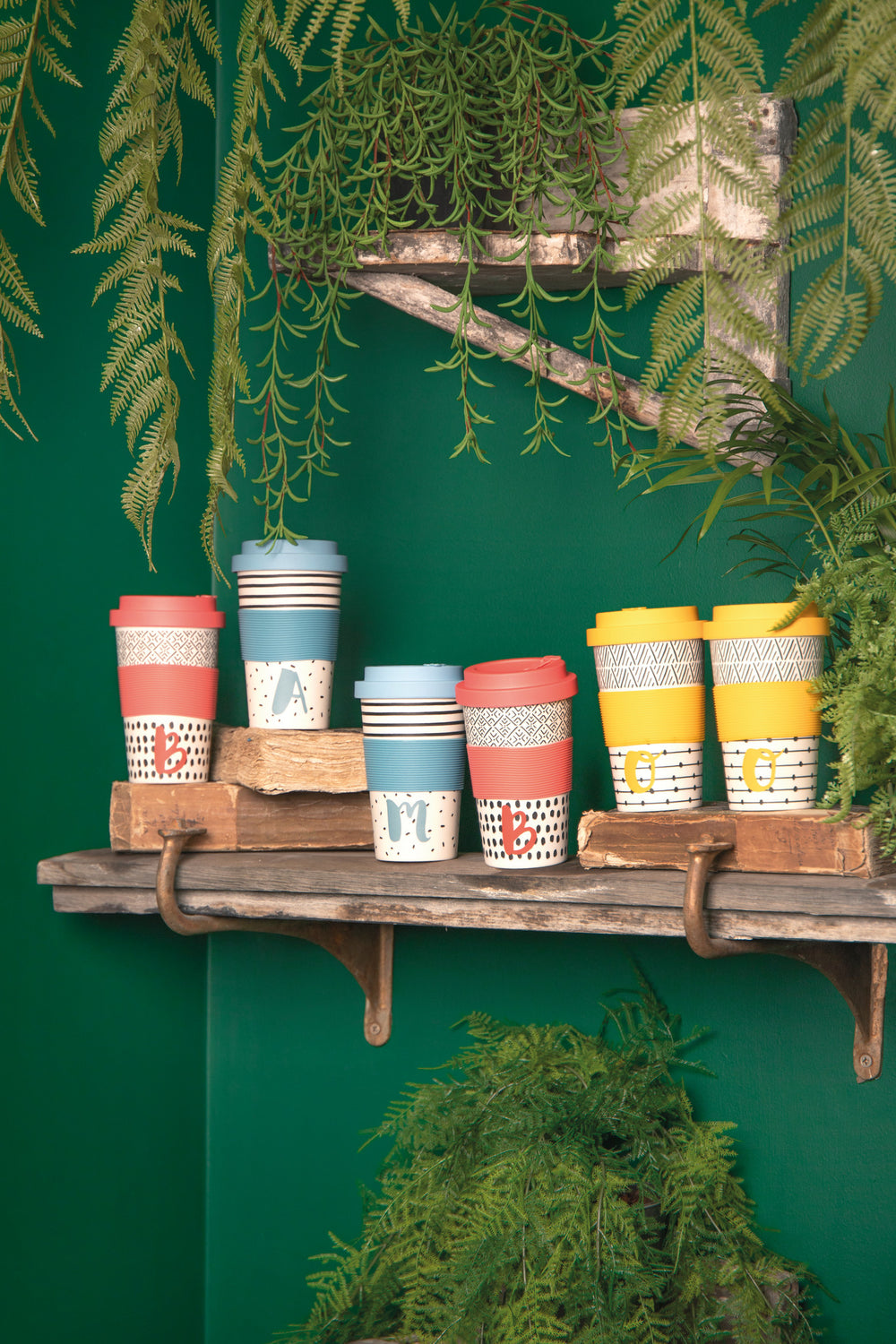 KitchenCraft 410ml Bamboo A to Z Letter 