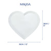 Mikasa Chalk Heart Porcelain Serving Platter, 30cm, White image 7