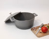 MasterClass Lightweight 4 Litre Casserole Dish with Lid - Ombre Grey image 2