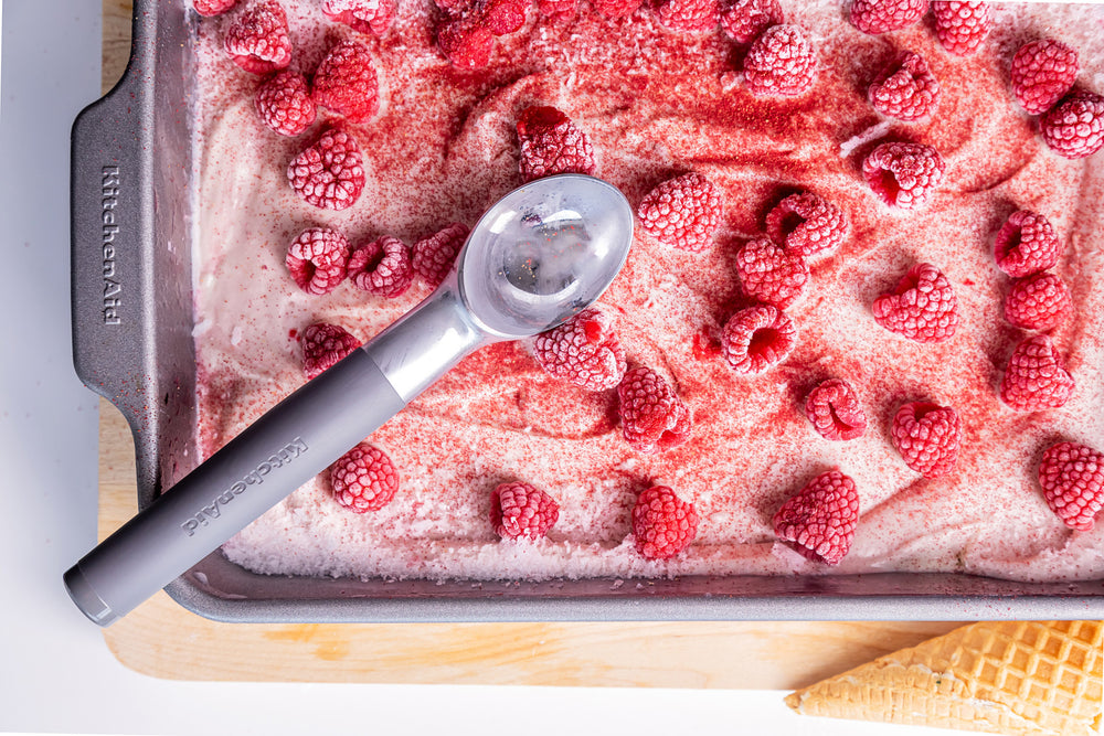 KitchenAid Soft Grip Ice Cream Scoop - Charcoal Grey