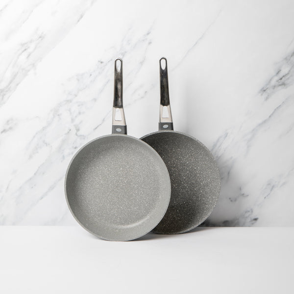 2pc Induction-Safe Cast Aluminium Cookware Set with 28cm Non-Stick Frying Pan & 28cm Wok image 2