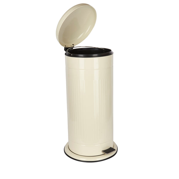 Living Nostalgia Antique Cream 30 Litre Pedal Bin image 3