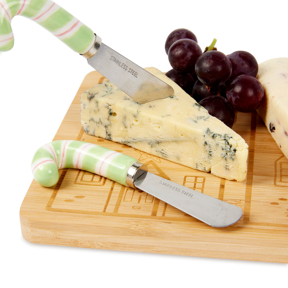 KitchenCraft The Nutcracker Collection Bamboo Cheese Serving Set