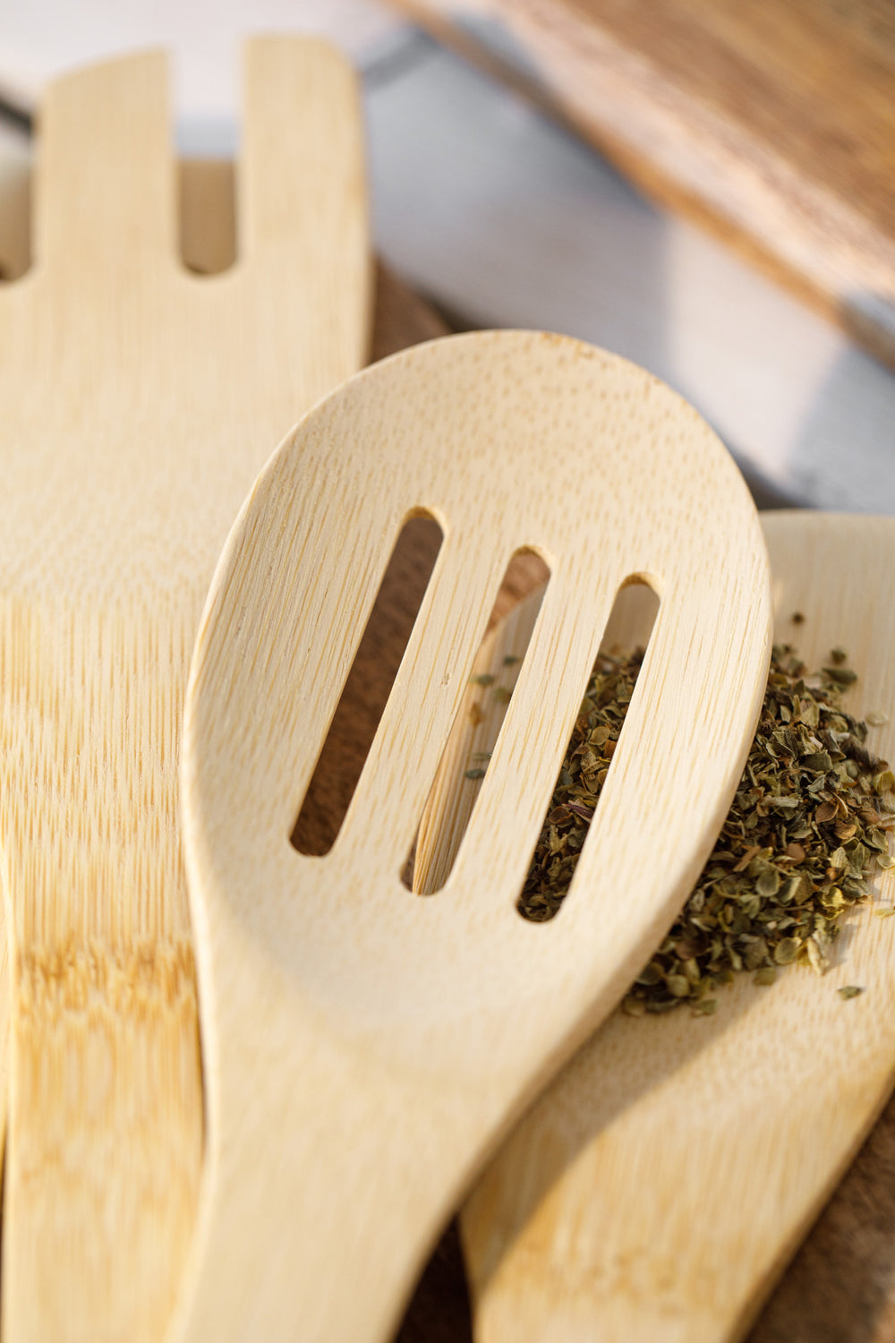 Natural Elements Eco-Friendly 5-Piece Bamboo Kitchen Utensil Set