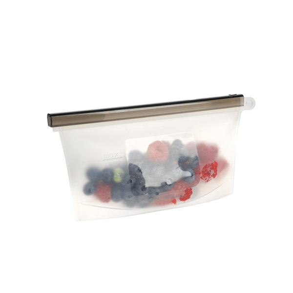 MasterClass 500ml Reusable Food Bag with Leakproof and Airtight Seal, BPA-Free Silicone image 3