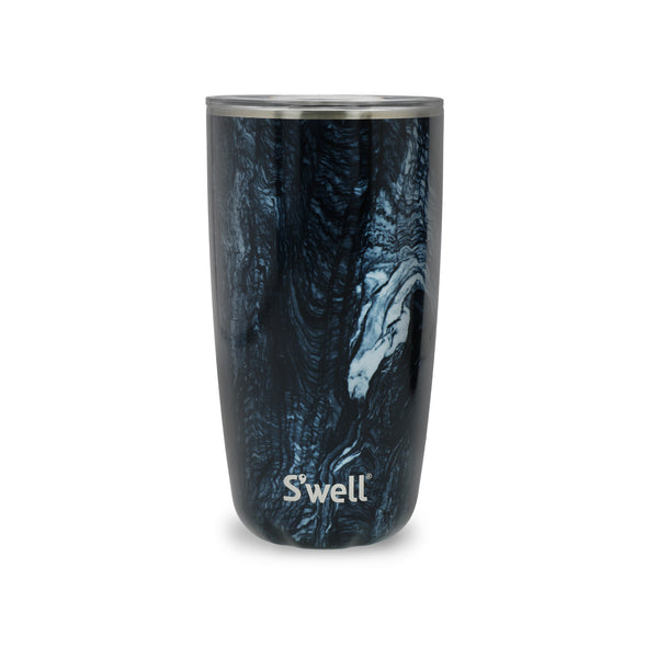 S'well 2pc Travel Cup and Bottle Set with Stainless Steel Water Bottle, 500ml and Drinks Tumbler, 530ml, Azurite Marble image 4